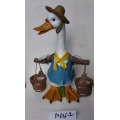 鵝爸爸(黃帽藍衣)- y15427 - 立體雕塑.擺飾 立體擺飾系列-動物、人物系列-童趣系列